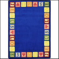 King's Kid Essentials Blocks of Love Carpet 3'10